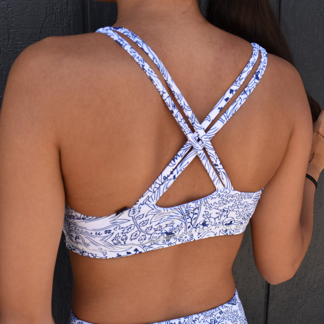 MM Cross Back Bra Top island Garden