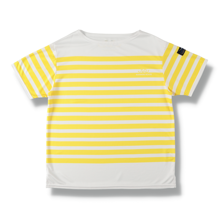 Unisex Border Boat Neck Tee
