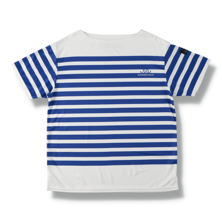 Unisex Border Boat Neck Tee