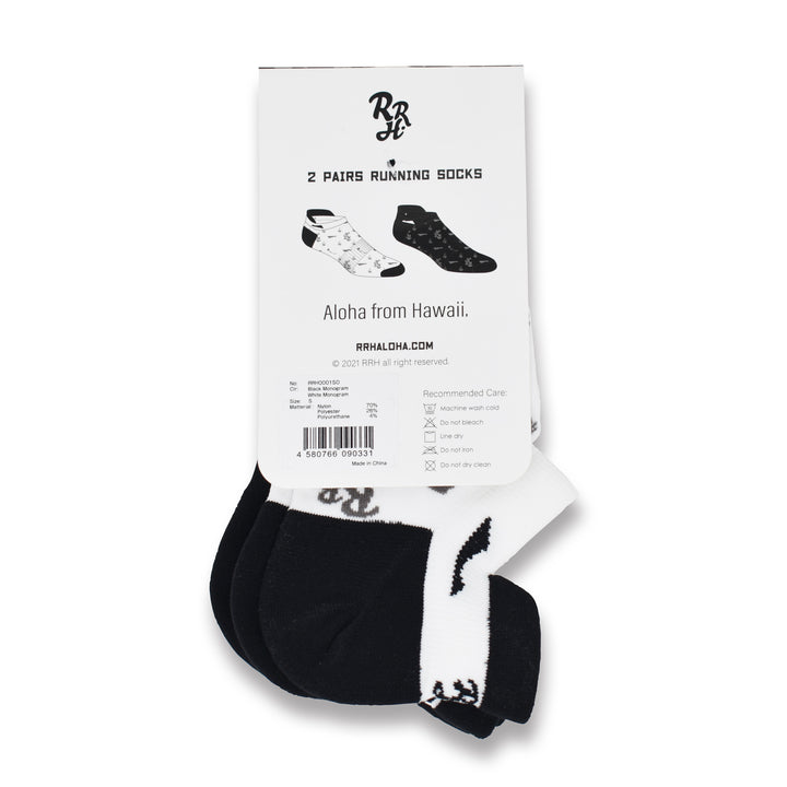 RRH 2pairs Monogram Socks